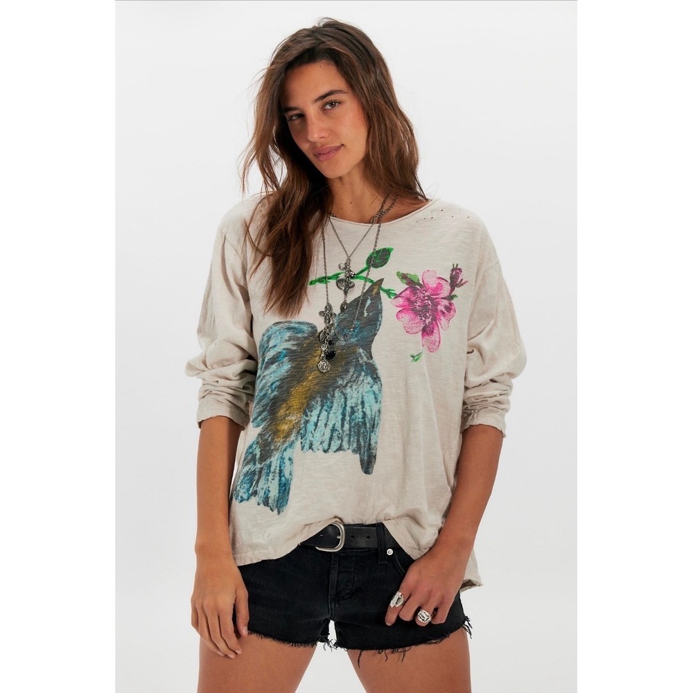 SOLD OUT Magnolia Pearl Moonlight Messenger‎ Viggo Long Sleeve Tee shirt NWT
